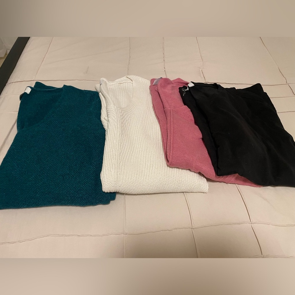 Old Navy Women's Sweaters - Teal, White, Pink, Black